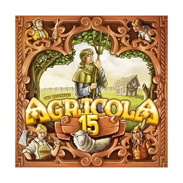 Lookout Spiele | Agricola – Boîte danniversaire de 15 Ans | Jeu de connaisseurs | Jeu de société | 1 à 4 Joueurs | À partir 
