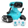 ALLCELE Robot Enfant Jouet, Jouets Robots Télécommandés Rechargeables，avec Yeux LED, Musique et Sons Intéressants pour Garçon