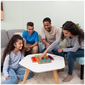 SPIN MASTER GAMES - MARBLES - OTRIO VERSION BOIS - Jeu de Société Stratégique - Jeu dAlignement - 6044801 - Jouet Enfant 8 A