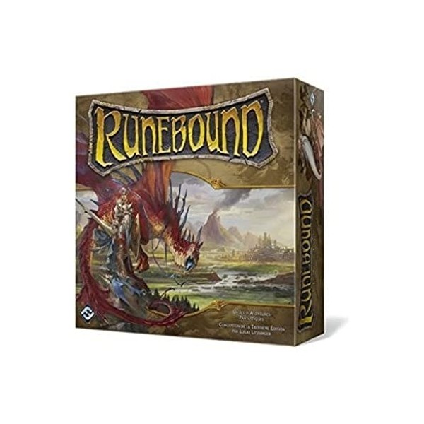 Fantasy Flight Games | Runebound - 3ème édition | Jeu de société | À partir de 14 ans | 2 à 4 joueurs