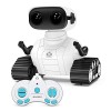 ALLCELE Robot Enfant Jouet, Jouets Robots Télécommandés Rechargeables，avec Yeux LED, Musique et Sons Intéressants pour Garçon