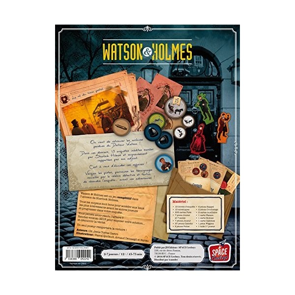 Space Cowboys | Watson & Holmes | Jeu de société | À partir de 12 ans | 2 à 7 joueurs | 45 à 75 minutes