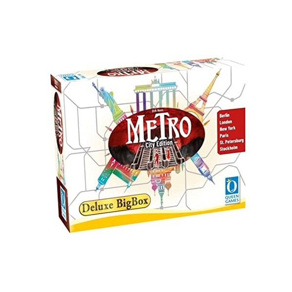 Queen Games 10653 - Metro City Edition Deluxe Big Box