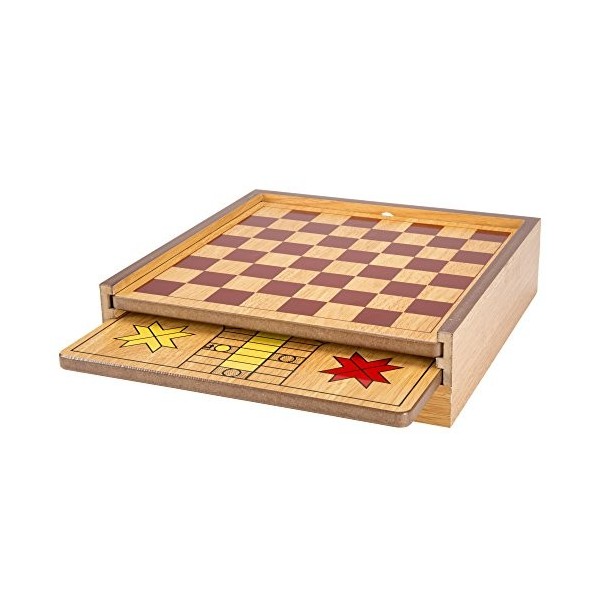 Hey! Play! 7-in-1 Combo Jeu avec Chess, Ludo, Chinese Checkers et Bien Plus Encore