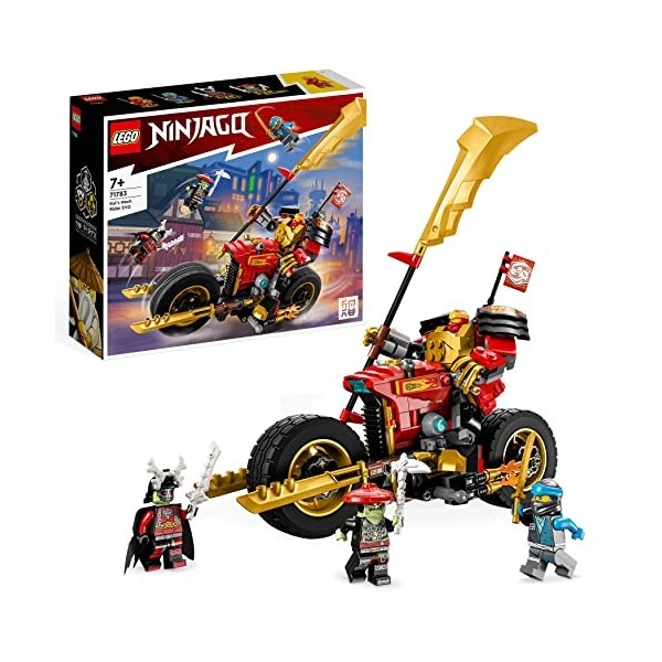 LEGO Ninjago 71783 La Moto du Robot De Kai â€“ Ã‰Volution, Jouet Garçons Et Filles De Ninja Ã‰volutif, Figurine Robot Et 2 Mi