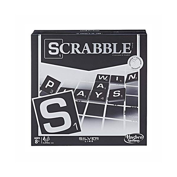 Hasbro Scrabble Silver Line Edition Board Game
