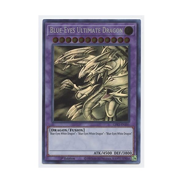 Blue-Eyes Ultimate Dragon – GFP2-EN181 – Ghost Rare – 1ère édition