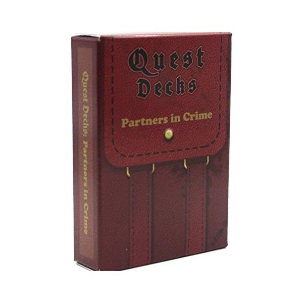 Dice Dungeons Quest Decks: Partners in Crime | Fantasy Criminal Underworld Jeu de rôle Cartes dinvite de quête ouvertes