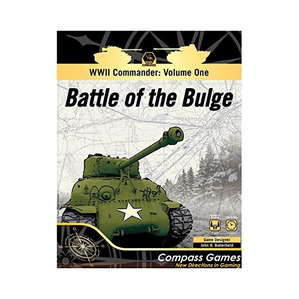 Wargame Compass Games 1086 WWII Commander: Volume One Battle of The Bulge
