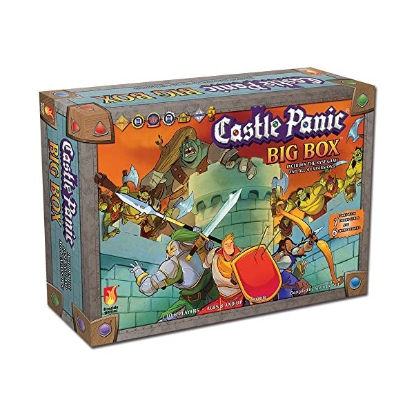 Fireside Games Castle Panic : Big Box 2ème édition | Jeu de société | À partir de 8 Ans | 1 à 6 Joueurs | Plus de 60 Minutes 