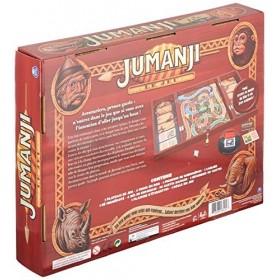 Jumanji - 6054665 - Jeu de Plateau en Bois Jumanji Rétro