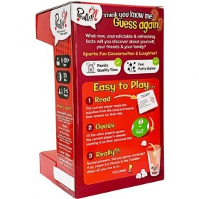 Really?! Think you know me ? Guess again ! Jeu de société amusant pour débuter la conversation et les jeux de société | Respe