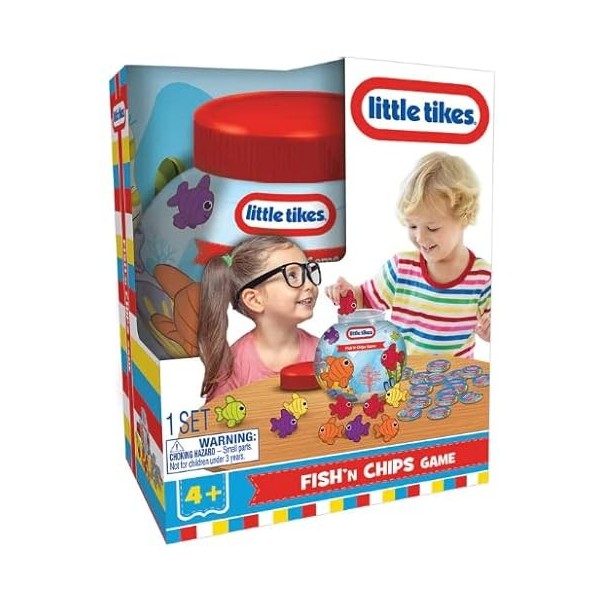 BUDDY N BUDDIES Little Fish & Chips Jeu daction pour les enfants dâge préscolaire et les tout-petits de 3 à 6 ans