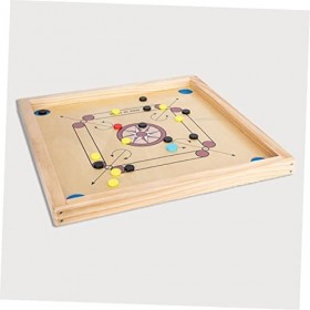 FOYTOKI 1 Jeu Échecs en Bois Jouets Éducatifs Jeu De Société De Rondelle Jeu De Table Rythmé Jeu De Hockey sur Ordinateur Jou