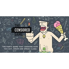 Buffalo Games The Censored Game – Le Jeu de fête Qui associe la façon Dont Vous agiez, dessinez et Parlez des Indices !