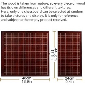 Ensemble de Jeu déchecs Go Classique, avec Un Plateau et Un Plateau de Jeu Go en MDF Pliable, Cadeaux for Enfants et Adolesc