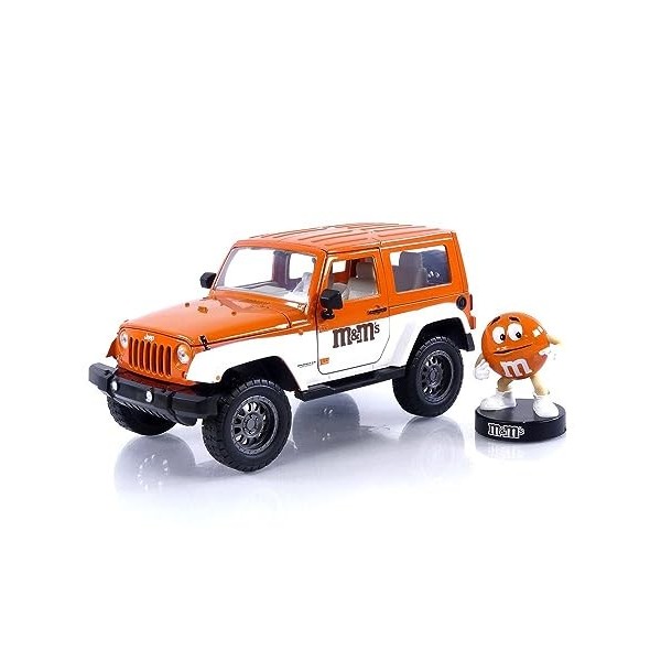 Jada Toys - JEE Wrangler with M&Ms Orange Figure - 2007-1/24