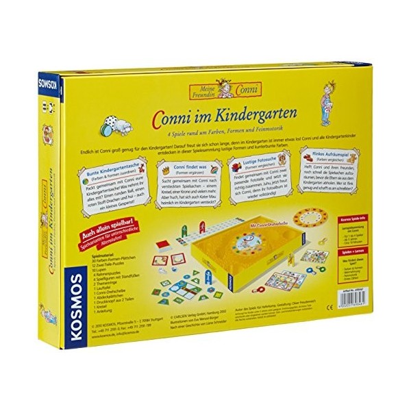 Kosmos 698461 – Conni au Jardin denfants – Jeu éducatif Collection