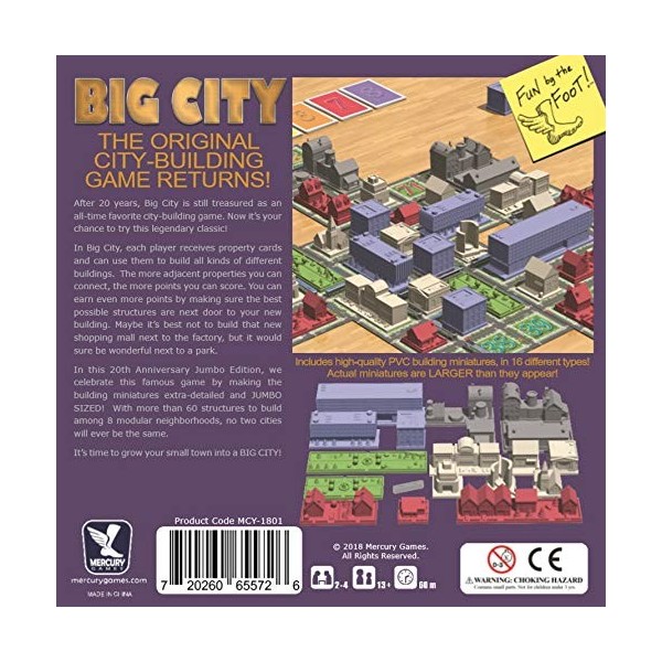 Big City Board Game - 20th Anniversary Jumbo Edition