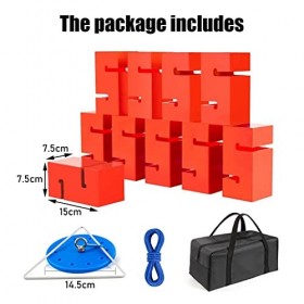 Ensembles De Jeu Field Day |Accueil/École/Jeux Déquipe dentreprise |Jeu Dempilage De Blocs De Coordination Œil-Main Color