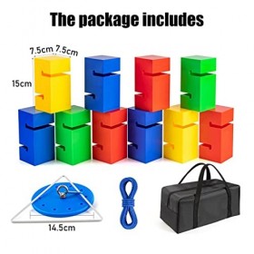 Ensembles De Jeu Field Day |Accueil / École / Jeux Déquipe dentreprise |Jeu Dempilage De Blocs De Coordination Œil-Main 