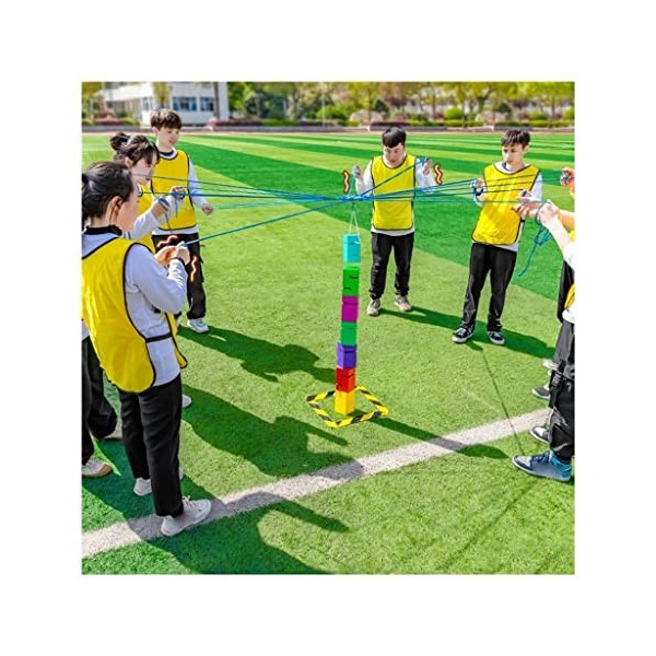 Ensembles De Jeu Field Day |Jeux De Travail Déquipe Dempilement De Blocs |Accueil/Entreprise/Activités De Plein Air Scolair