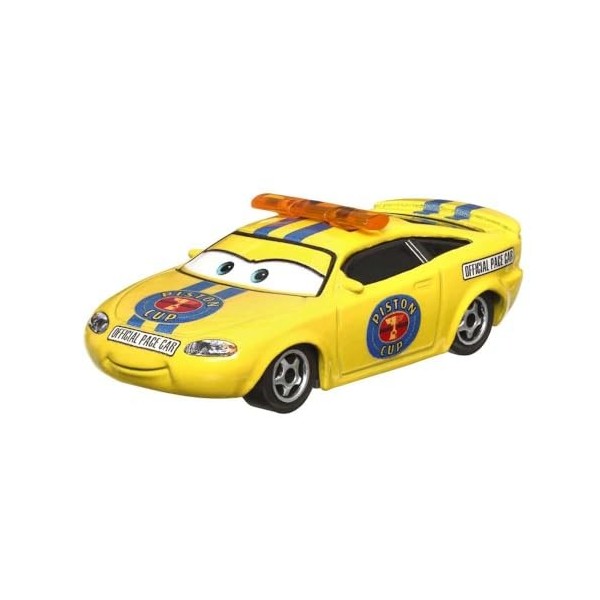 Disney Pixar Cars Charlie Checker Tasse à piston en métal Échelle 1:55