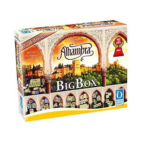Queen Games 10525 - Alhambra 2nd Edition Big Box