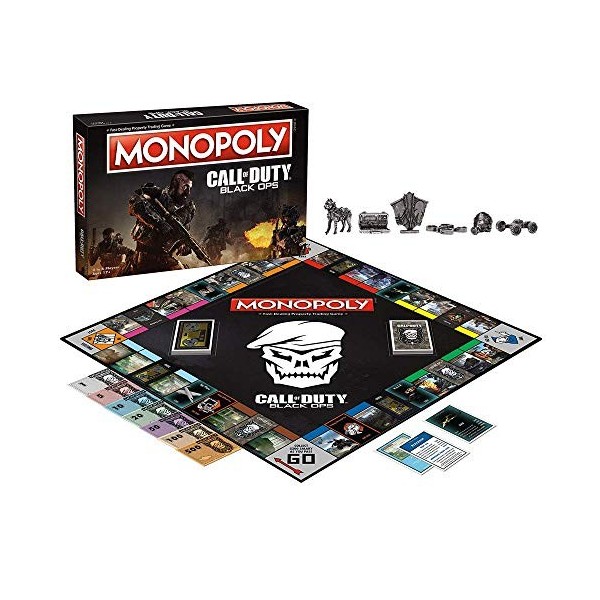 Monopoly Call of Duty Black Ops Edition Board Game - Anglais