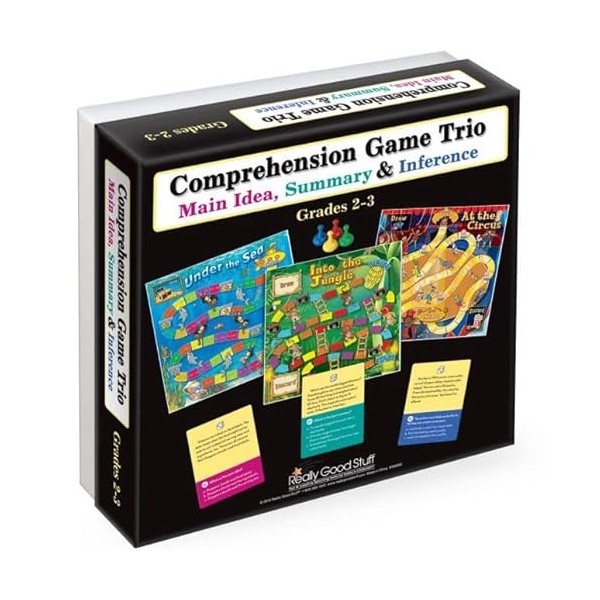 Really Good Stuff Comprection Game Trio : idée principale, résumé et inference – Grades 2-3