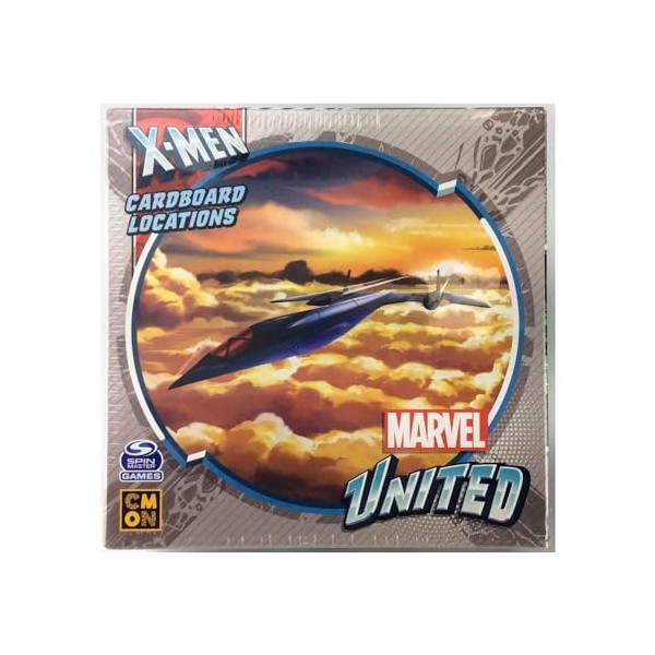 Marvel United : X-Men – Emplacements en carton KICKSTARTER Exclusive 