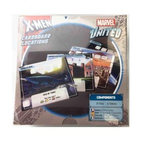 Marvel United : X-Men – Emplacements en carton KICKSTARTER Exclusive 