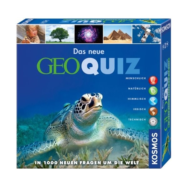 Kosmos - 690885 - Jeu éducatif "Das große GEO - Quiz" - Langue : allemande