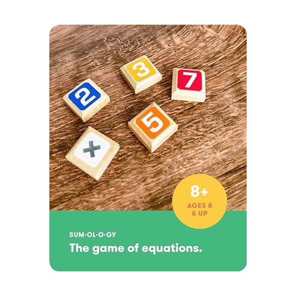 SimplyFun Jeu de mathématiques Sumology – Lun des jeux de mathématiques les plus amusants pour les enfants âgés de 8 à 12 an