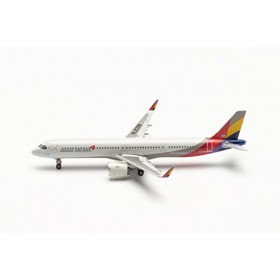 Herpa Airbus Maquette Asiana Airlines A321neo, HL8398, echelle 1/500, Model, pièce de Collection, davion sans Support, Figur