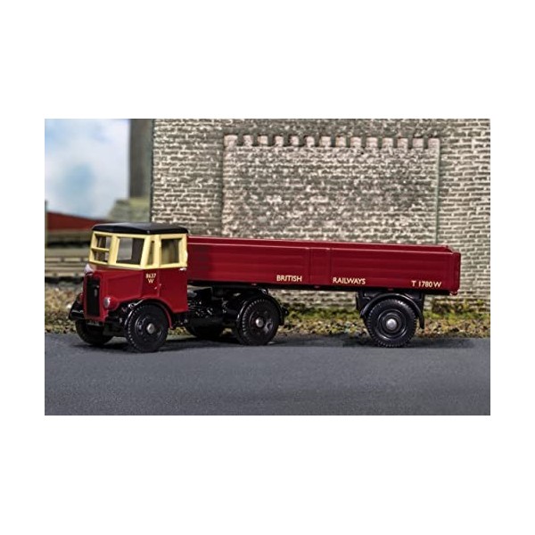 Corgi - Buses DG214006 Thornycroft Nippy Remorque Dropside – British Railways