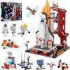 Navette Spatiale Espace Jouet, 11-en-1 STEM City Space Shuttle Kit de Construction de la Espace Fusee Baustert avec Tour de C