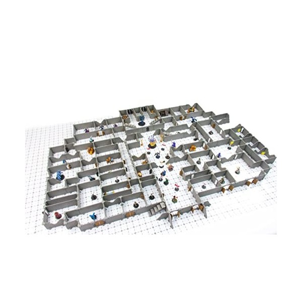 Système de donjons modulaire : jeu de table et de terrain RPG pour donjons et dragons, Pathfinder, châteaux et croisades, 13è