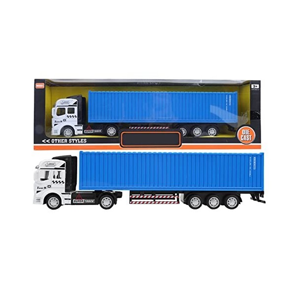 KIMISS 1 48 Alliage, Jouet Hautement Simulation Enfants Spielzeug Lkw Siku Conteneur Camion Modèle Camion Jouet Scania Voitur