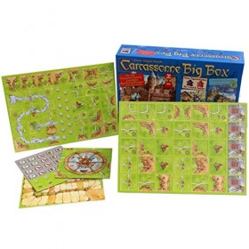 Carcassonne Big Box 2014 - Grundspiel mit Fluss & 4 Erweiterungen [Import allemand]