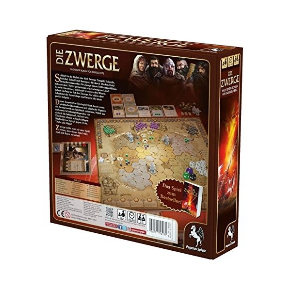 Pegasus Spiele 51925 G Die Zwerge, jeu de plateau - version allemande