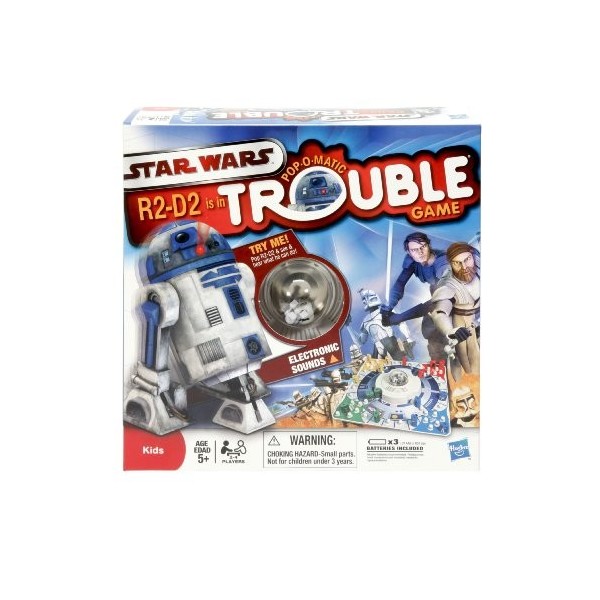 Star Wars – Pop-O-Matic Trouble – Jeu de Société Version Anglaise Import Royaume-Uni 
