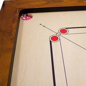 Carrom Board Synco 2980 Planche de tournoi professionnelle 74 x 74 cm