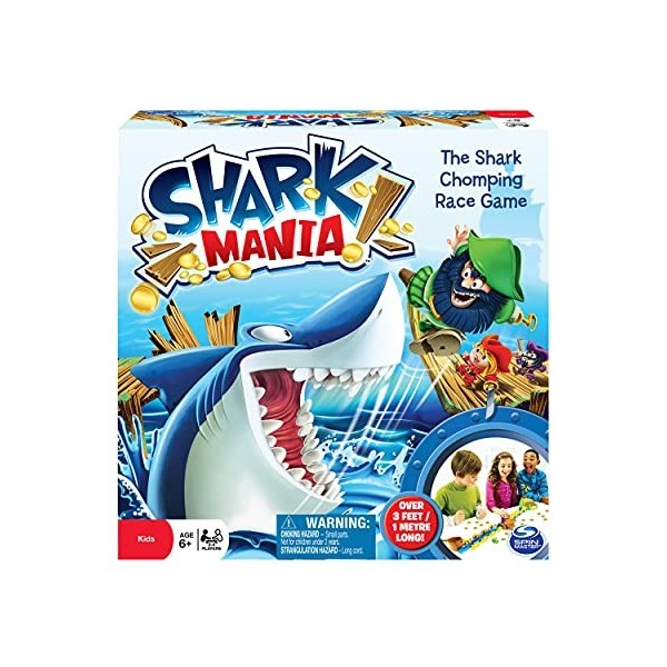 Spin Master Shark Mania Jeu français Non Garanti 