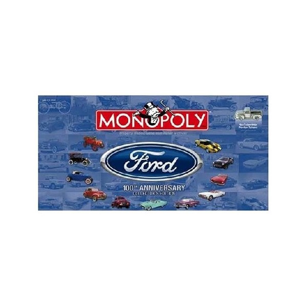 Ford 100th Anniversary Collectors Edition Monopoly Board Game By Ha...