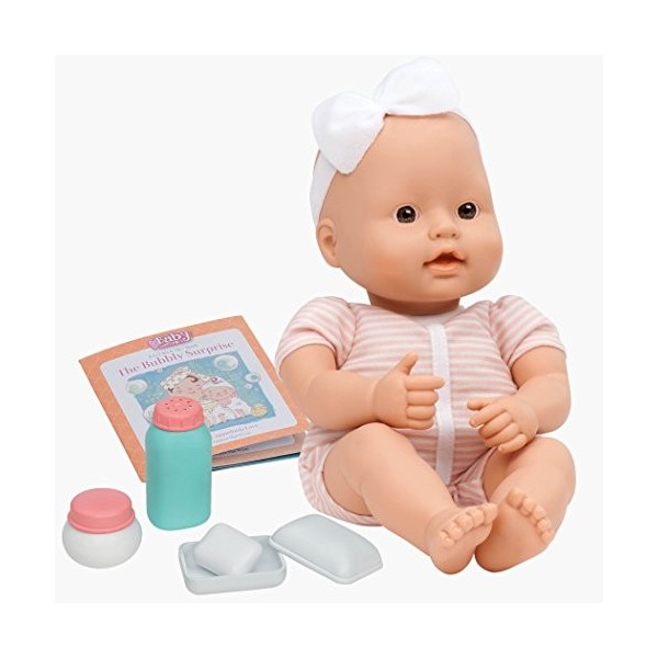 Battat Baby Sweetheart – Poupée bébé de 12 Pouces – Corps Doux – Accessoires pour lheure du Bain – Jeu de Simulation – Jouet