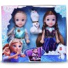 Barbie Frozen Extra Doll, Cadeau Frozen, Anna Elsa Princesse, 6 Signes thématiques, articulations Mobiles, Cadeau pour Les En