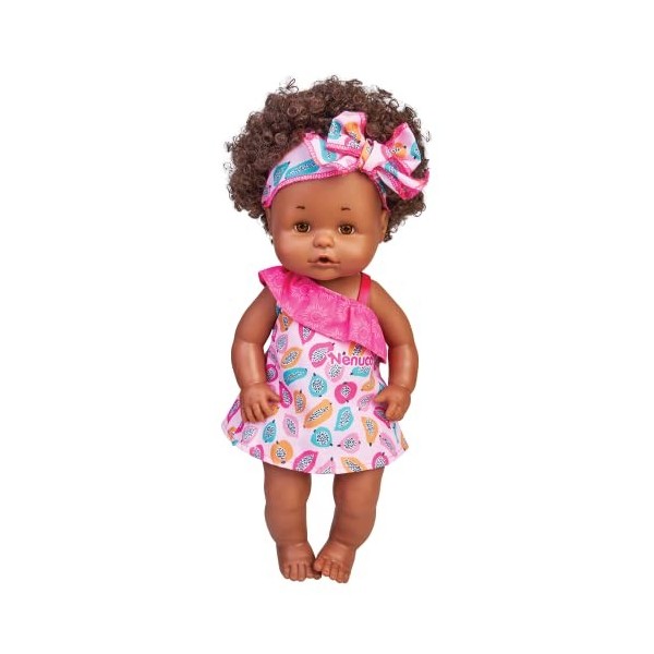 NENUCO, Poupée Autour du Monde 35 cm, Afro Style, Corps Dur, Jouets pour Enfants à partir de 2 Ans, GIOCHI PREZIOSI, NFN36