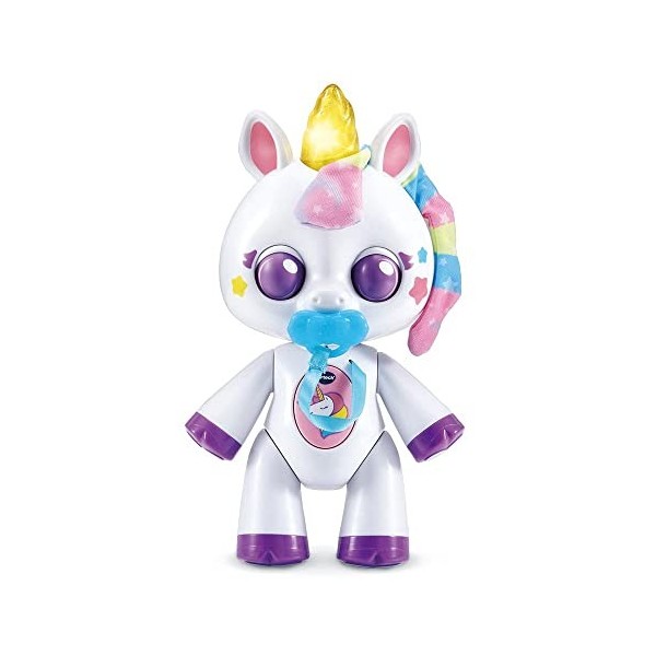 VTech - Lovelies - Elfie, Ma Poupée Licorne Magique - Jouet Licorne Blanche Avec Son Sac- 3/8 ans - Version FR 518105 Multico