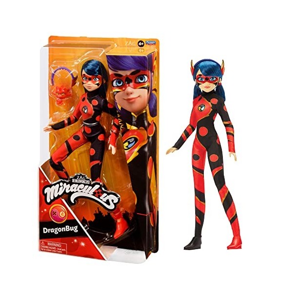 Miraculous Ladybug - Poupée mannequin 26 cm : Ladybug - BANDAI